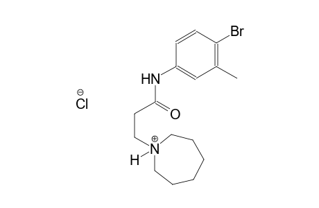 1H-azepinium, 1-[3-[(4-bromo-3-methylphenyl)amino]-3-oxopropyl]hexahydro-, chloride