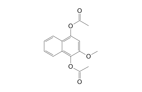 3-Methoxynaphthalene-1,4-diol diacet ester