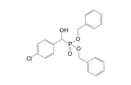 Dibenzyl [(4-chloro-phenyl)-hydroxy-methyl]-phosphonate