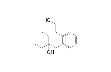 3-[2-(2-hydroxyethyl)benzyl]pentan-3-ol