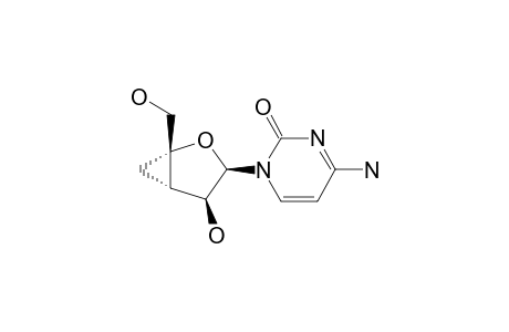 4-AMINO-1-[(1S,3R,4S,5S)-4-HYDROXY-1-(HYDROXYMETHYL)-2-OXABICYCLO-[3.1.0]-HEX-3-YL]-2(1H)-PYRIMIDINONE