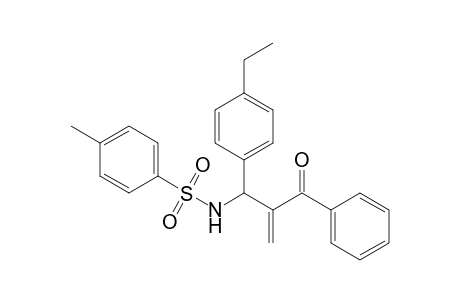 N-[1-(4-ethylphenyl)-2-(phenylcarbonyl)prop-2-enyl]-4-methyl-benzenesulfonamide