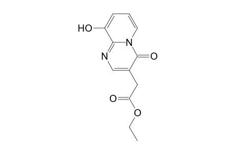 4H-Pyrido[1,2-a]pyrimidine-3-acetic acid, 9-hydroxy-4-oxo-, ethyl ester