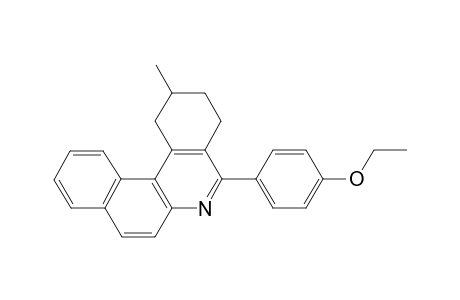 2-Methyl-5-p-phenetyl-1,2,3,4-tetrahydrobenzo[a]phenanthridine