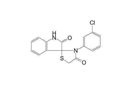 3'-(3-chlorophenyl)spiro[indoline-3,2'-thiazolidine]-2,4'-dione
