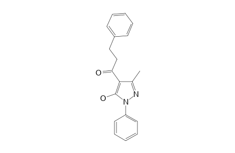 5-METHYL-N-PHENYL-4-(3-PHENYLPROPIONYL)-1,2-DIHYDRO-3H-PYRAZOL-3-ONE