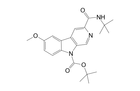 3-(tert-butylcarbamoyl)-6-methoxy-$b-carboline-9-carboxylic acid tert-butyl ester