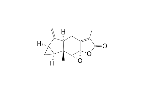 CHLORANTHALACTONE-G;8,9-EPOXY-1,3-CYClO-4(15),7(11)-EUDESMADIEN-12,8-OLIDE