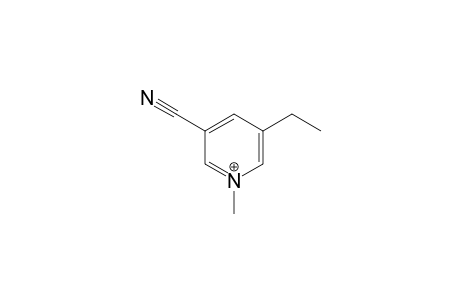 5-ethyl-1-methylpyridin-1-ium-3-carbonitrile