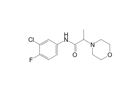 3'-chloro-4'-fluoro-alpha-methyl-4-morpholineacetanilide