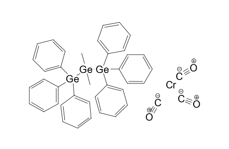 Chromium dimethyl-bis(triphenylgermyl)germane tricarbonyl