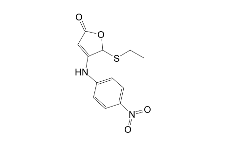 2-(ethylthio)-3-(4-nitroanilino)-2H-furan-5-one