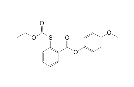p-Methoxyphenyl 2-[(ethoxycarbonyl)thio])benzoate