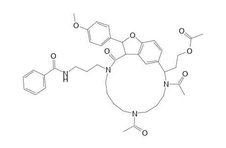 Benzamide, N-[3-[10,14-diacetyl-15-[2-(acetyloxy)ethyl]-3a,4,6,7,8,9,10,11,12,13,14,15-dodecahydro-3-(4-methoxyphenyl)-4-oxo-1,16-ethenofuro[3,4-l][1,5,10]triazacyclohexadecin-5(3H)-yl]propyl]-