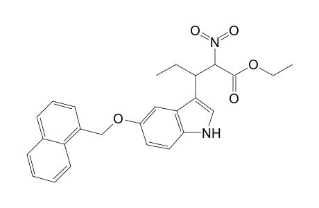 3-[5-(1-Naphthylmethyloxy)indol-3-yl]-2-nitropentanoic acid ethyl ester