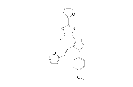 5-AMINO-2-FURYL-4-(1-P-METHOXYPHENYL-5-FURYLIDENEAMINOIMIDAZOL-4-YL)-1,3-OXAZOLE