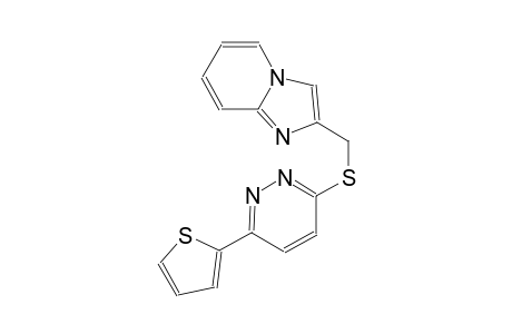 imidazo[1,2-a]pyridine, 2-[[[6-(2-thienyl)-3-pyridazinyl]thio]methyl]-