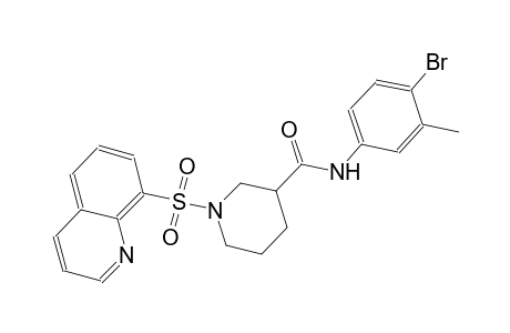 3-piperidinecarboxamide, N-(4-bromo-3-methylphenyl)-1-(8-quinolinylsulfonyl)-