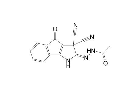 N'-(3,3-Dicyano-4-oxoindeno[1,2-b]pyrrol-2(1H,3H,4H)-ylidene)acetohydrazide