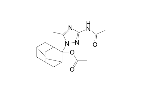 2-[3-Acetylamino-5-methyl-1H-1,2,4-triazol-1-yl]-2-adamantyl acetate