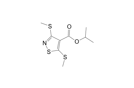 4-Isothiazolecarboxylic acid, 3,5-bis(methylthio)-, 1-methylethyl ester