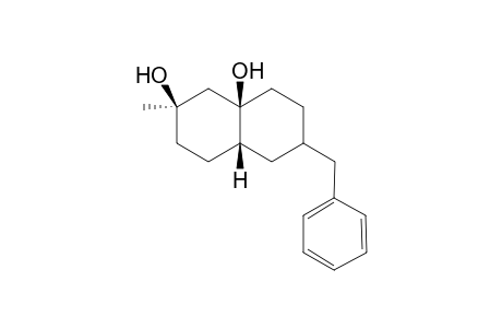(1R,6S,9R)-4-Benzyl-9-methylbicyclo[4.4.0]decan-1,9-diol