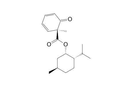 5-Methyl-2-(1-methylethyl)cyclohexyl ester of [1S-(1.alpha.(R*),2.beta.,5.alpha.)]-1-methyl-6-oxo-2,4-cyclohexadiene-1-carboxylic acid