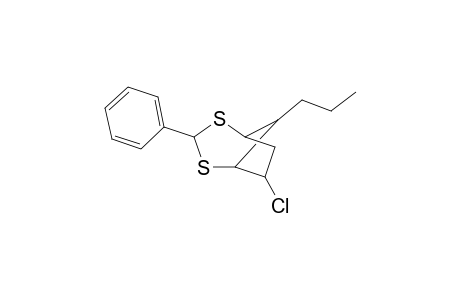 (1RS,3SR,5RS,6RS,8RS)-6-chloro-3-phenyl-8-propyl-2,4-dithiabicyclo[3.2.1]octane