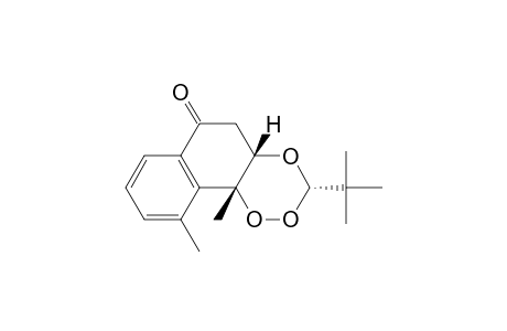 Naphtho[2,1-e]-1,2,4-trioxin-6(5H)-one, 3-(1,1-dimethylethyl)-4a,10b-dihydro-10,10b-dimethyl-, (3.alpha.,4a.beta.,10b.beta.)-