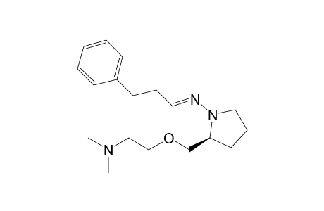 (S)-2-[(2-N,N-Dimethylaminoethoxy)methyl]-1-(3-phenylpropylidenamino)pyrrolidine