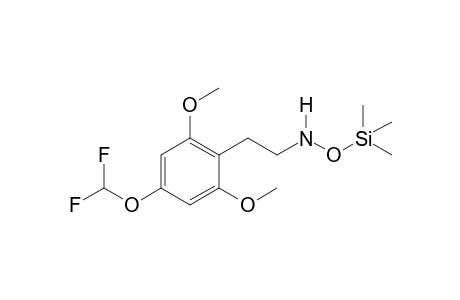 N-Hydroxy-2,6-dimethoxy-4-difluoromethylphenethylamine TMS