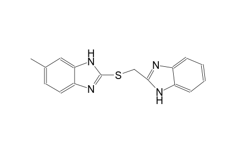 1H-benzimidazole, 2-[(1H-benzimidazol-2-ylmethyl)thio]-6-methyl-