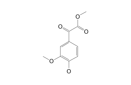 METHYL-2-(4-HYDROXY-3-METHOXYPHENYL)-2-OXOACETATE