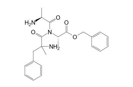 (2-Amino-2-methyl-3-phenylpropanoyl)-L-alanyl-L-alanine benzyl ester