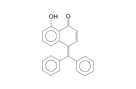 Naphthalene, 1,4-dihydro-1-(diphenylmethylene)-5-hydroxy-4-oxo-