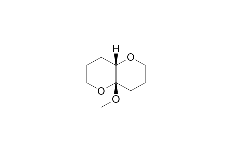 Pyrano[3,2-b]pyran, octahydro-4a-methoxy-, cis-