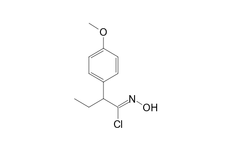 2-(4-Methoxyphenyl)butanohydroximoyl chloride