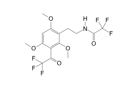 2,4,6-Trimethoxyphenethylamine 2TFA