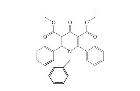 1-BENZYL-1,4-DIHYDRO-2,6-DIPHENYL-4-OXO-3,5-PYRIDINEDICARBOXYLIC ACID, DIETHYL ESTER
