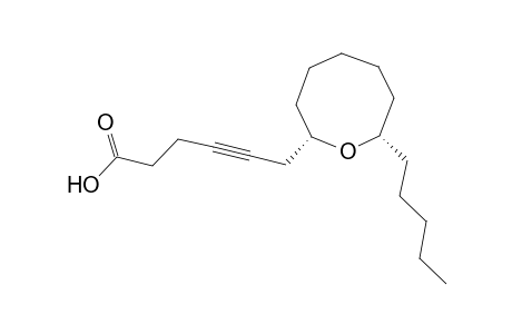 (2S*,8S*)-2-(5-Carboxypent-2-ynyl)-8-pentyloxocane