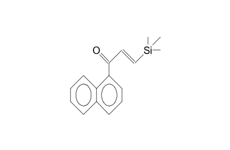 1-(3-Trimethylsilyl-1-oxo-2-propenyl)-naphthalene