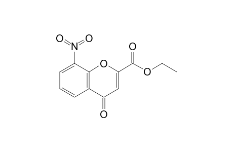 4-keto-8-nitro-chromene-2-carboxylic acid ethyl ester