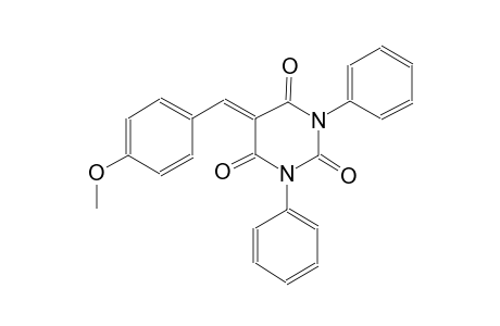 5-(4-methoxybenzylidene)-1,3-diphenyl-2,4,6(1H,3H,5H)-pyrimidinetrione