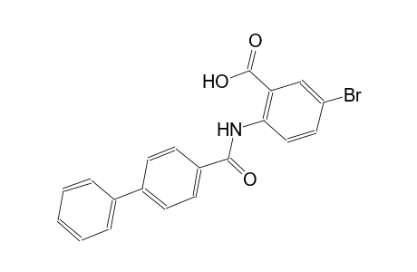 2-[([1,1'-biphenyl]-4-ylcarbonyl)amino]-5-bromobenzoic acid