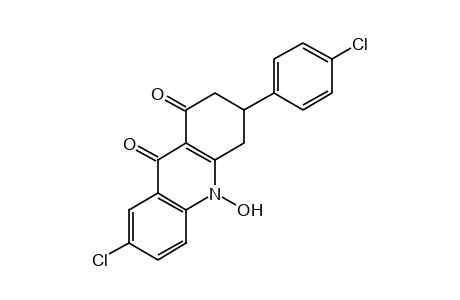 7-CHLORO-3-(p-CHLOROPHENYL)-3,4-DIHYDRO-10-HYDROXY-1,9(2H)-ACRIDANDIONE