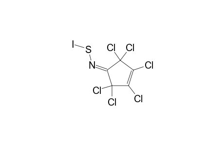 HEXACHLORO-3-CYCLOPENTENYLIDENAMINOSULFENYL-IODIDE