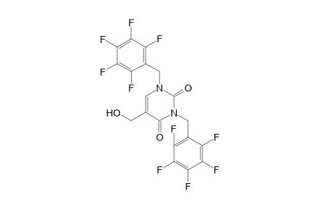 5-Hydroxymethyl-1,3-bis(N-pentafluorobenzyl)pyrimidine-2,4(1H,3H)-dione
