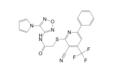 acetamide, 2-[[3-cyano-6-phenyl-4-(trifluoromethyl)-2-pyridinyl]thio]-N-[4-(1H-pyrrol-1-yl)-1,2,5-oxadiazol-3-yl]-