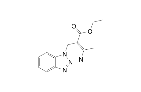 ETHYL-3-AMINO-2-(BENZOTRIAZOL-1-YL-METHYL)-CROTONATE