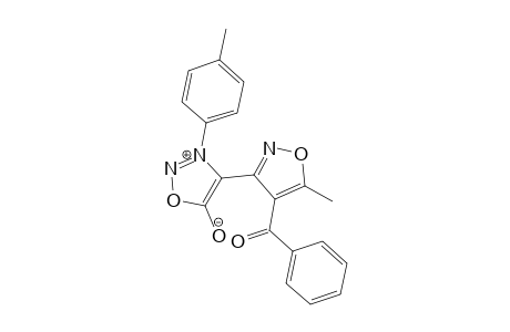 3-(p-Methylphenyl)-4-(4'benzoyl-5'-methyloxazol-3'-yl)sydnone